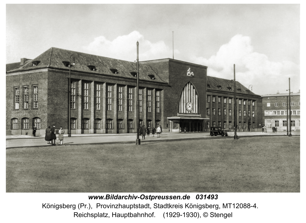 Königsberg (Pr.), Reichsplatz, Hauptbahnhof
