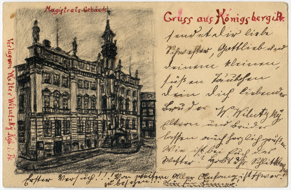 Königsberg (Pr.), Magistratsgebäude, Zeichnung