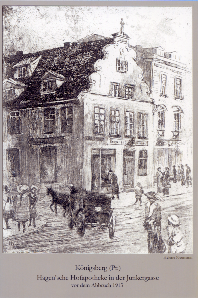 Königsberg (Pr.), Hagensche Hofapotheke in der Junkergasse (später Junkerstraße)