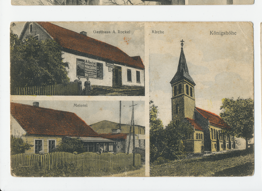 Königshöhe, Gasthaus, Meierei, Kirche