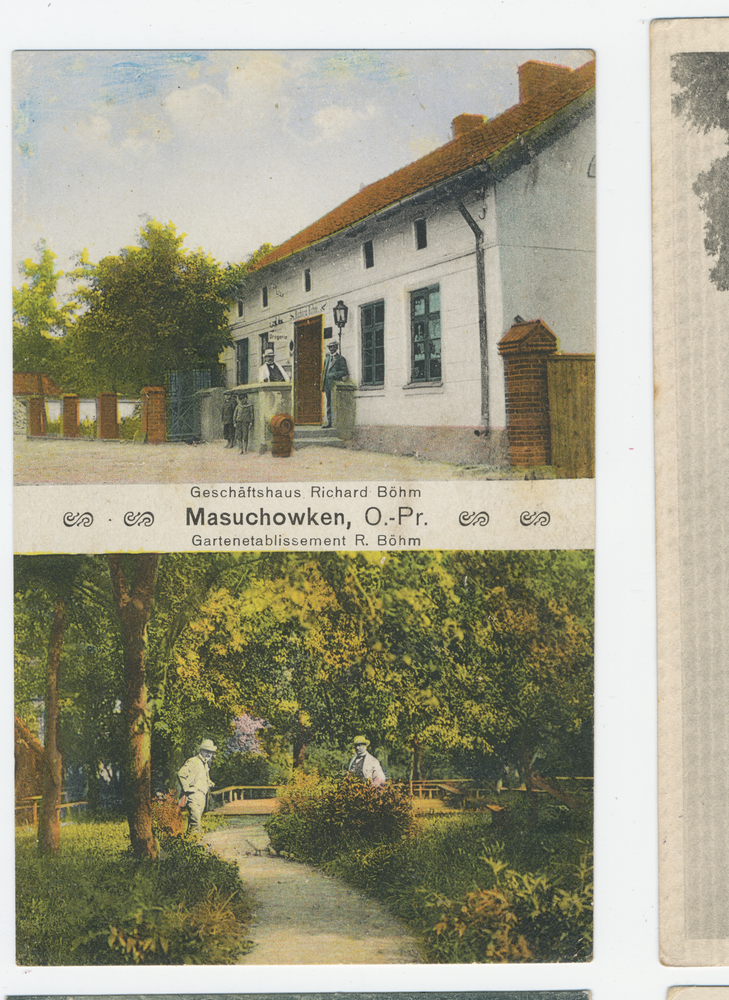 Masuchowken, Geschäftshaus, Gartenetablissement