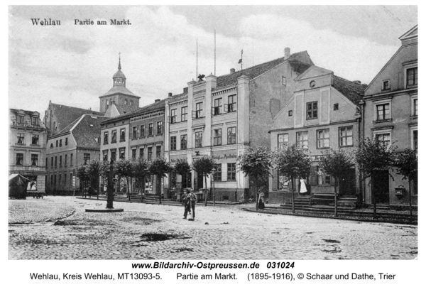 Wehlau, Partie am Markt