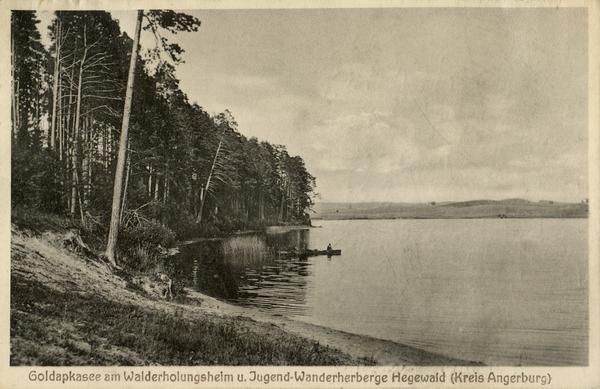 Hegewald Kr. Angerburg, Goldapkasee am Walderholungsheim u. Jugend-Wanderherberge