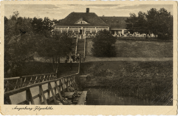 Angerburg, Waldhaus Jägerhöhe und Seesteg