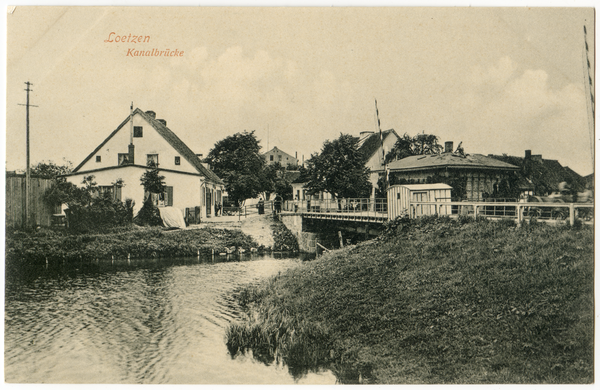 Lötzen, Kanalbrücke