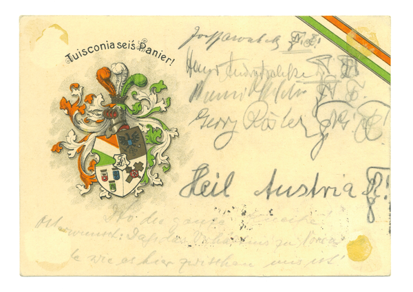 Königsberg (Pr.), Karte der Akademischen Verbindung Tuisconia