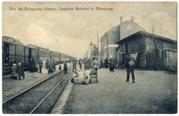 Widminnen, Zerstörter Bahnhof