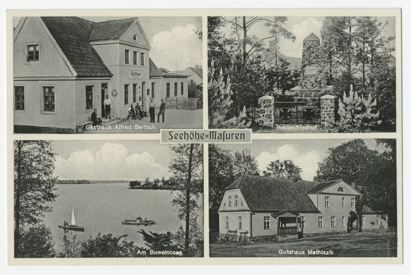 Seehöhe, Gasthaus, Heldenfriedhof, Buwelnosee, Gutshaus