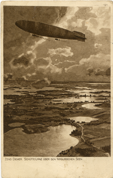 Masuren, Luftschiff über den Masurischen Seen