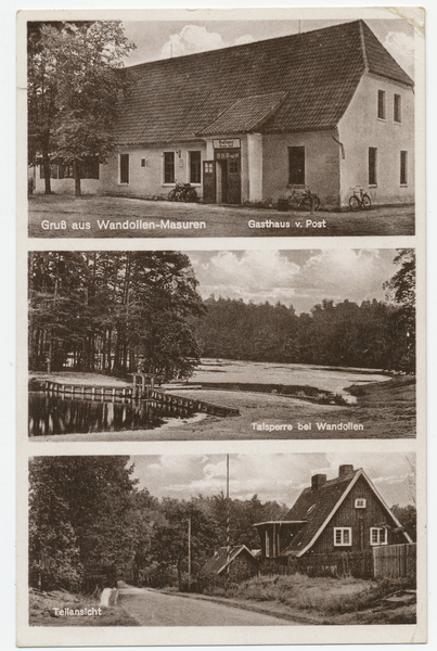 Kolonie Wondollen, Gasthaus, Talsperre, Teilansicht