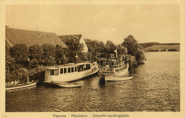 Nikolaiken Kr. Sensburg, Dampfer-Landungsplatz