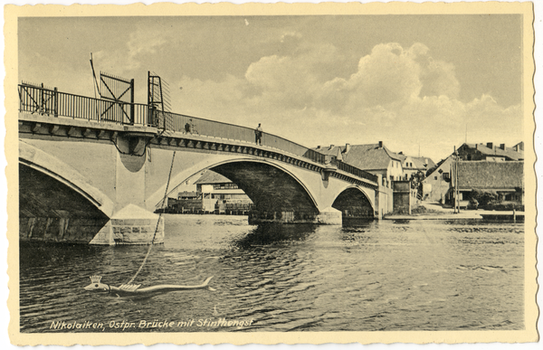 Nikolaiken Kr. Sensburg, Brücke mit Stinthengst