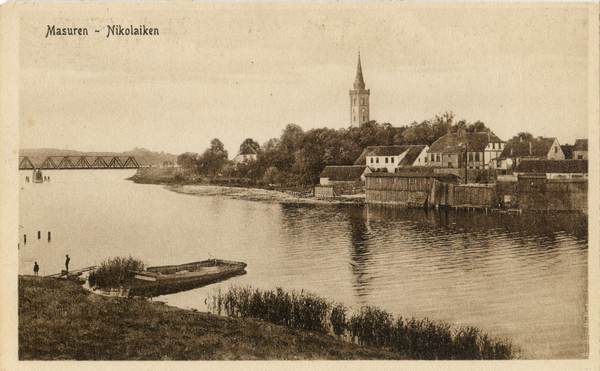 Nikolaiken Kr. Sensburg, Blick auf die Stadt