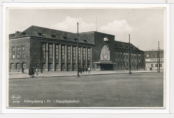 Königsberg (Pr.), Reichsplatz, Hauptbahnhof