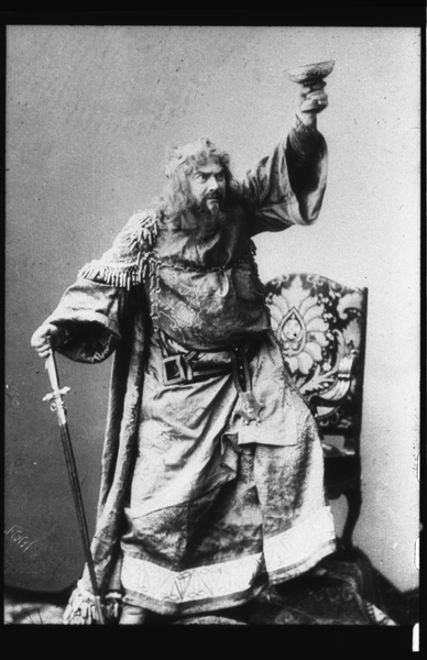 Königsberg, Adalbert Matkowsky als Macbeth, Schauspieler