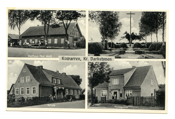 Kowarren, Gasthaus, Heldenfriedhof, Schule, Postagentur