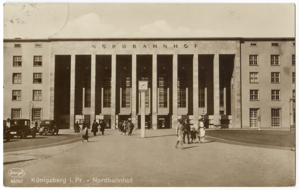 Königsberg (Pr.), Nordbahnhof, Eingang