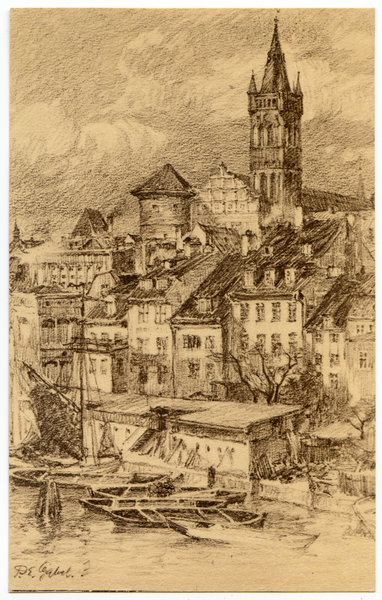 Königsberg (Pr.), Schloß, Alt-Königsberg, Zeichnung