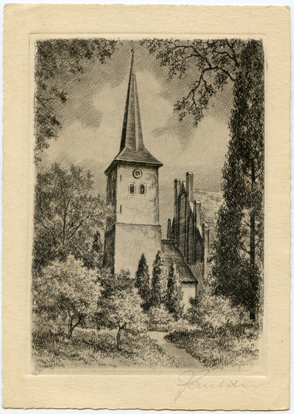 Königsberg (Pr.), Juditter Kirche, Zeichnung