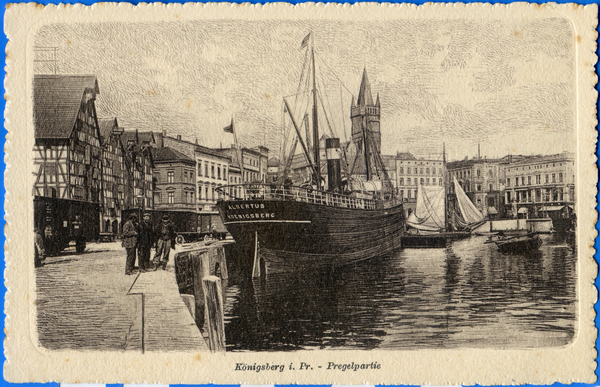 Königsberg (Pr.), Pregelpartie, Photo-Radierung