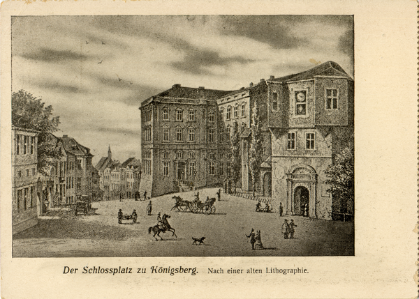 Königsberg (Pr.), Schloßplatz, Nach Lithographie