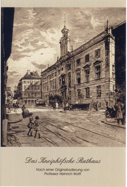 Königsberg (Pr.), Kneiphöfsches Rathaus, Nach einer Originalradierung