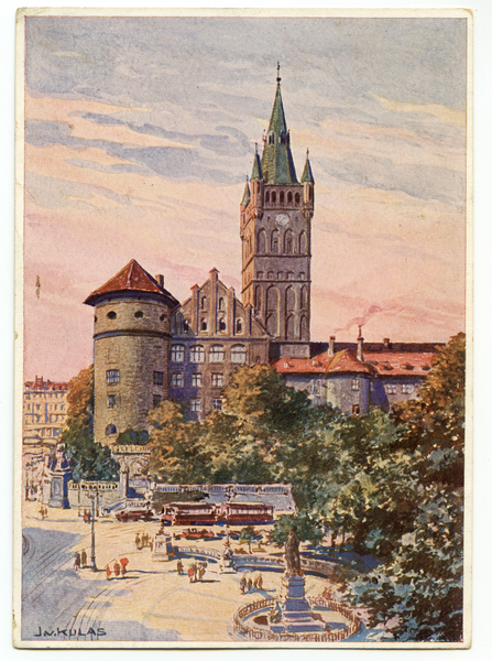 Königsberg (Pr.), Schloß mit Kaiser-Wilhelm-Platz, Gemälde