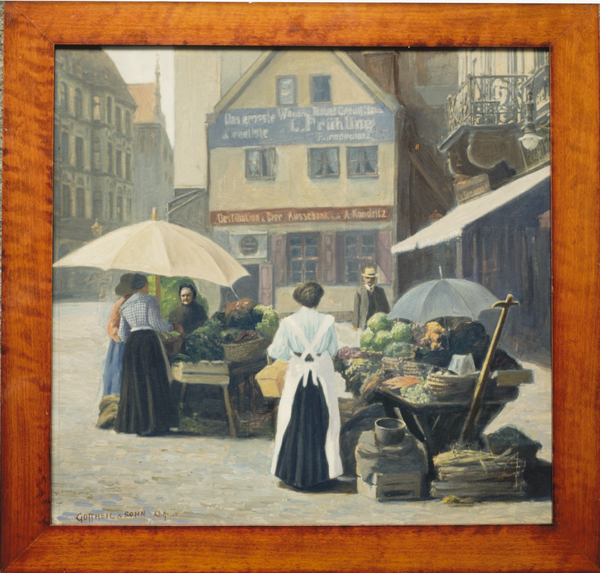 Königsberg (Pr.), Roßgärter Markt, Gemälde
