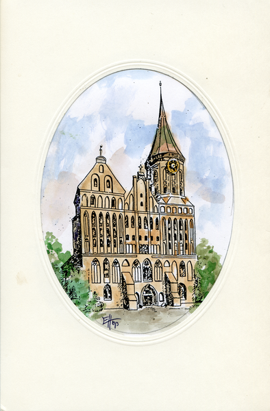 Königsberg (Pr.), Dom, Lithographie