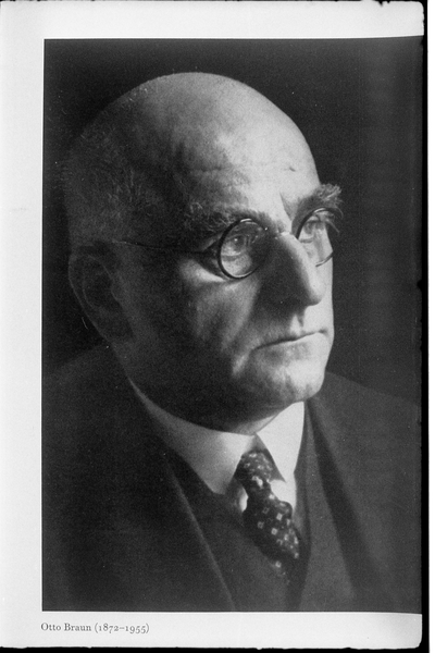 Königsberg , Otto Braun, Politiker