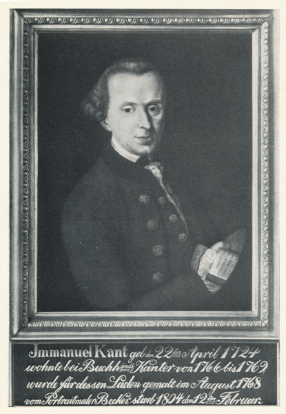 Königsberg , Immanuel Kant, Philosoph