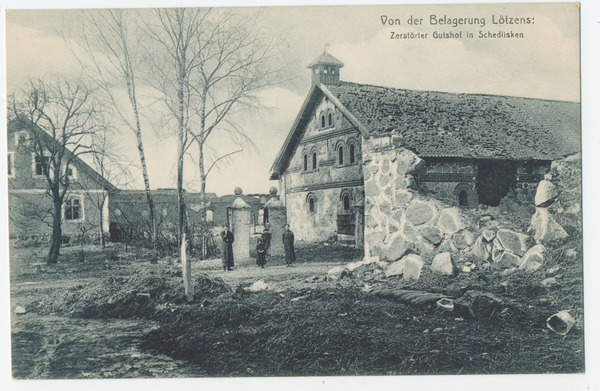 Schedlisken Kr. Lötzen, zerstörter Gutshof