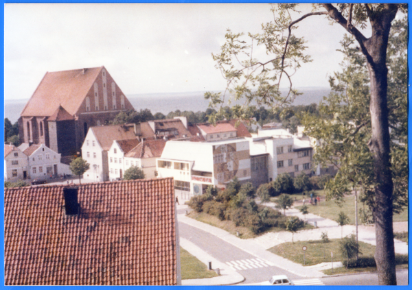 Frauenburg, Blick auf die Stadt und das Haff