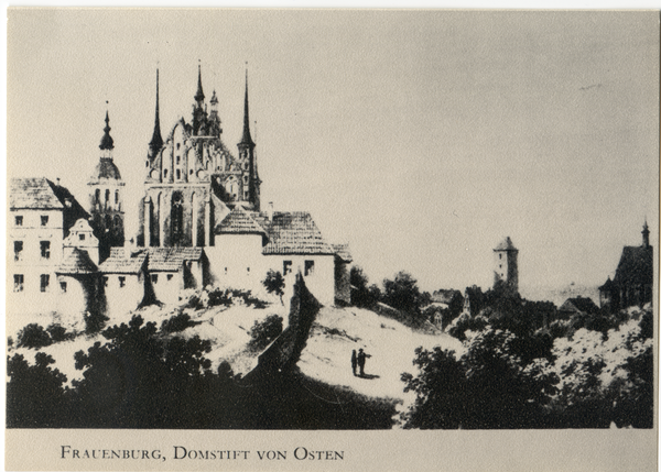 Frauenburg, Domstift von Osten, Lithographie