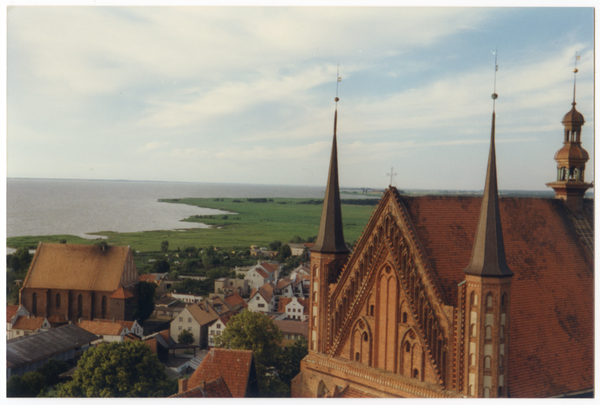 Frauenburg, Blick auf die Stadt und das Haff