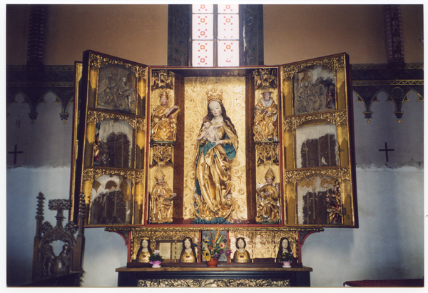 Frauenburg, Dom, Innenansicht, Spätgotischer Flügelaltar von 1504