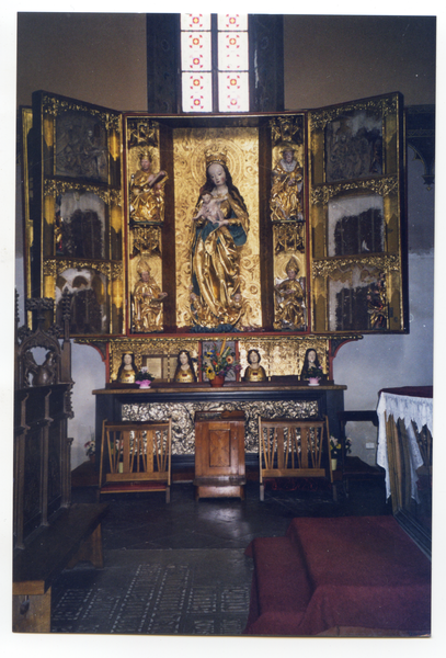 Frauenburg, Dom, Innenansicht, Spätgotischer Flügelaltar von 1504