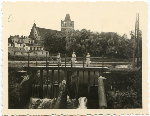 Friedland (Ostpr.), Ortsansicht mit Kirche