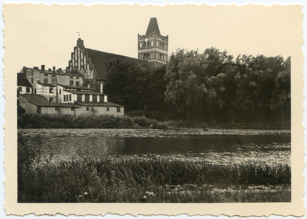 Friedland (Ostpr.), Ortsansicht mit Kirche