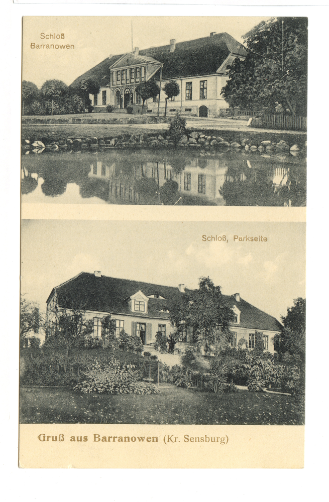 Barranowen, Schloss, Schloss (Parkseite)
