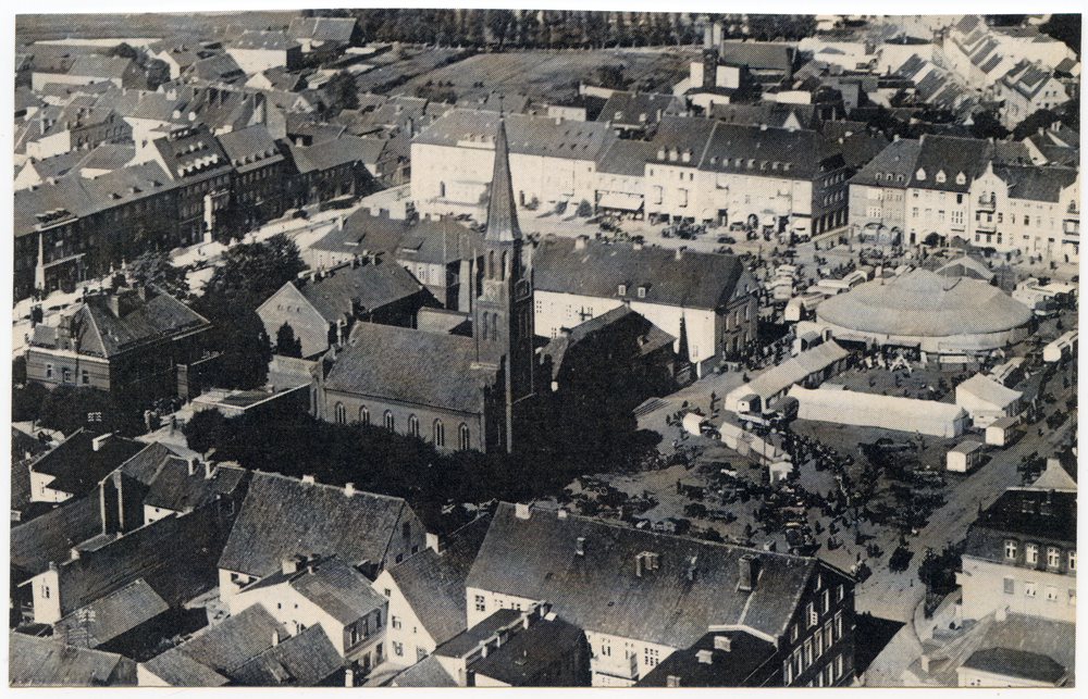 Goldap, Blick auf den Marktplatz