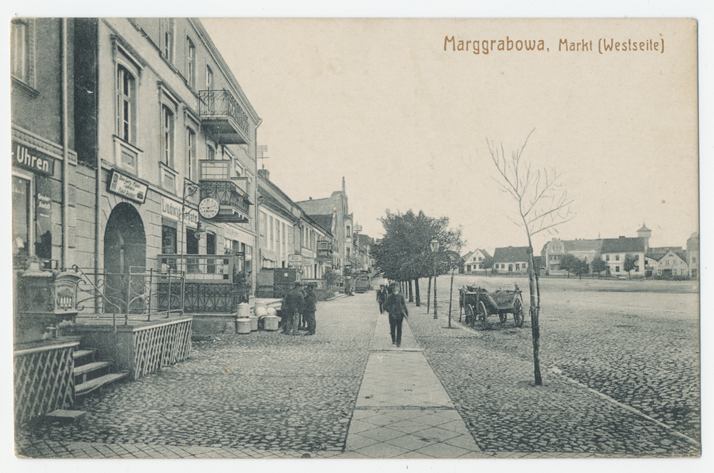 Marggrabowa, Markt, Westseite