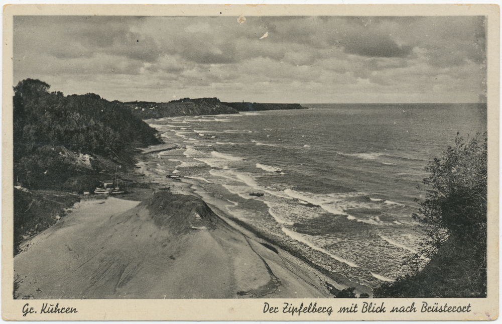 Groß Kuhren, Der Zipfelberg mit Blick nach Brüsterort