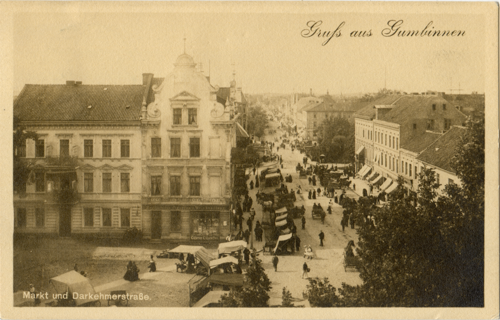 Gumbinnen, Markt und Darkehmerstraße