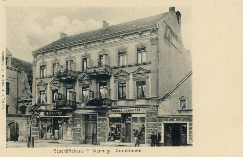 Gumbinnen, Geschäftshaus F. Wannags