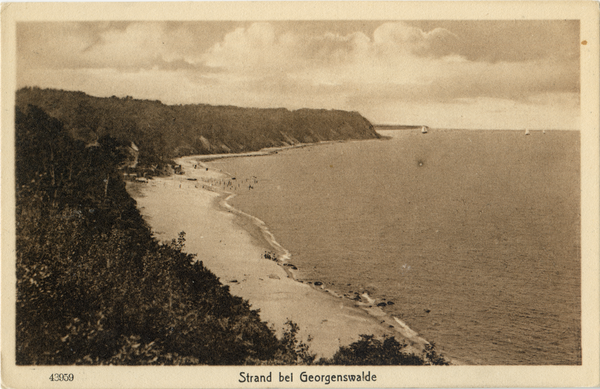 Georgenswalde, Strand bei Georgenswalde