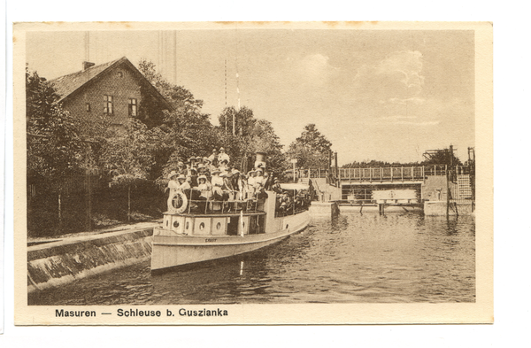 Guszianka, Schleuse