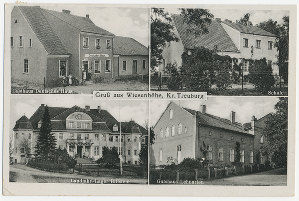 Wiesenhöhe, Gasthaus, Schule, Landjahr-Lager, Gutshaus