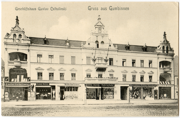 Gumbinnen, Geschäftshaus Gustav Czibulinski