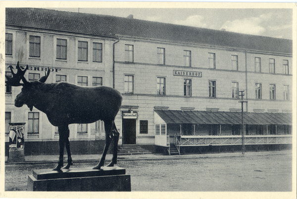 Gumbinnen, Hotel Kaiserhof und Elch